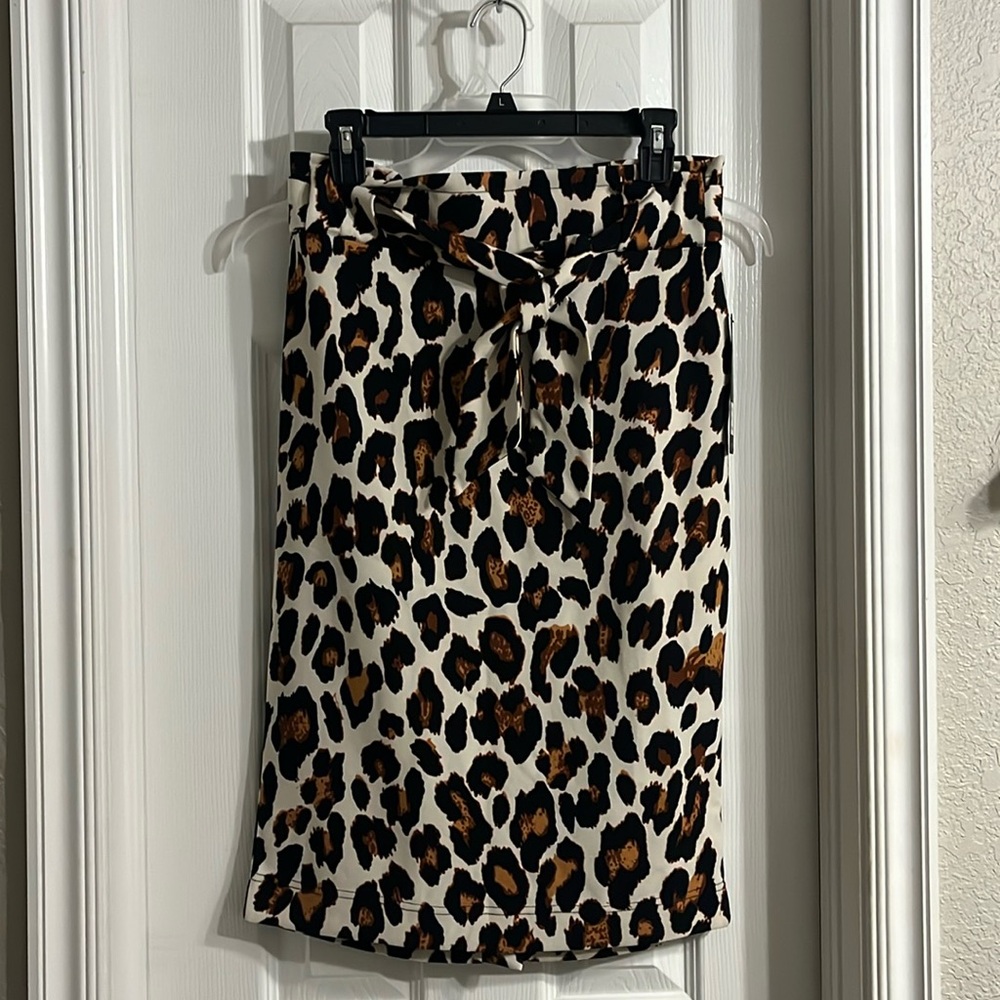 Beautiful leopard pattern skirt